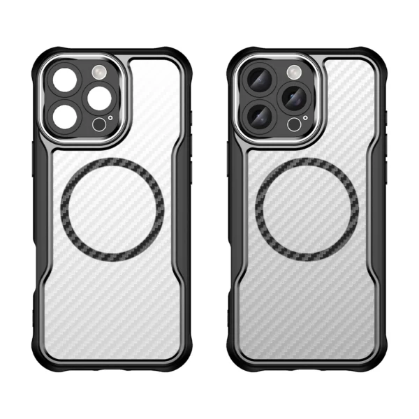 Leading Series MagSafe Silicone Case for iPhone 16 Pro Max - Blackeng