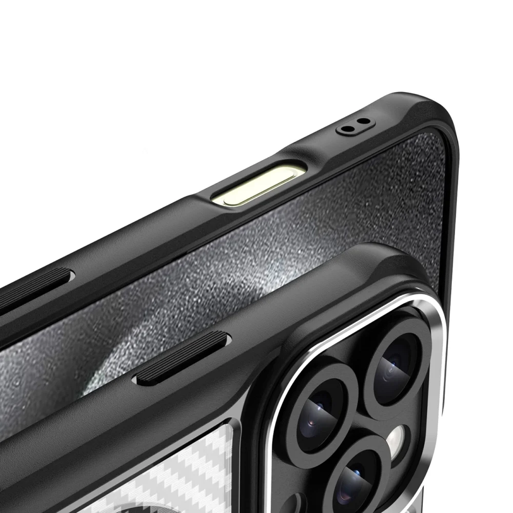 Leading Series MagSafe Silicone Case for iPhone 16 Pro Max - Blackeng