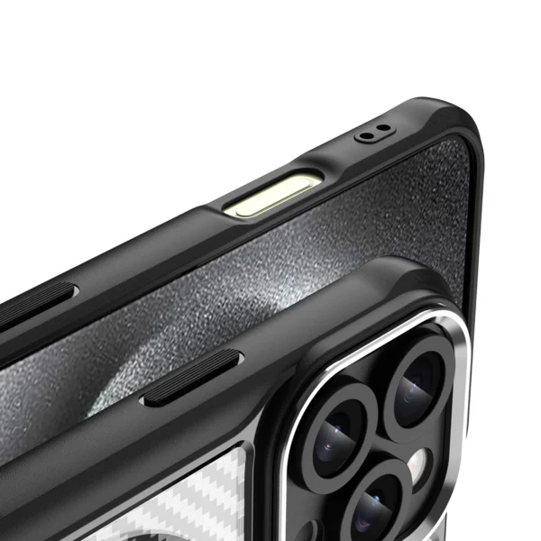 Leading Series MagSafe Silicone Case for iPhone 16 Pro Max - Blackeng