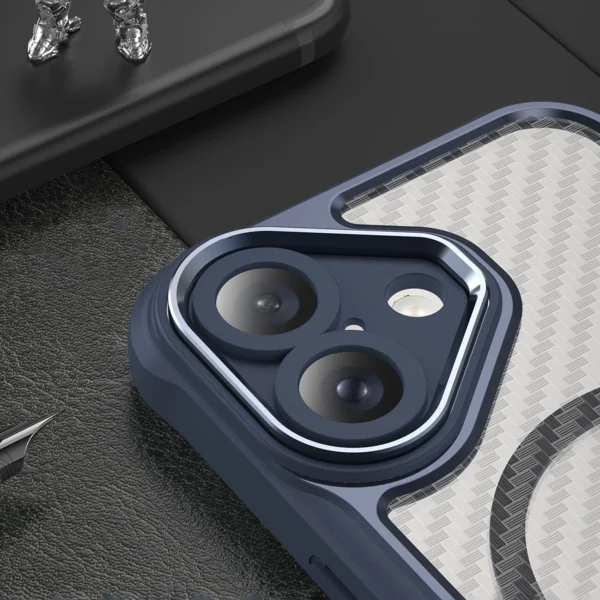 Leading Series MagSafe Silicone Case for iPhone 16 - Blueeng
