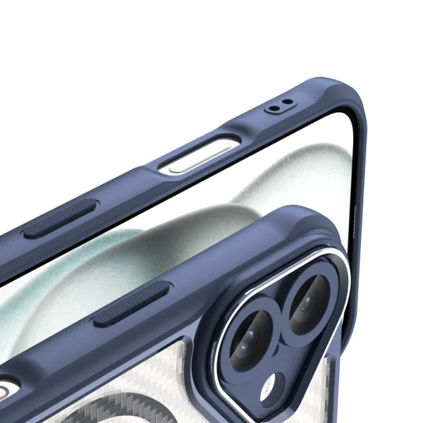 Leading Series MagSafe Silicone Case for iPhone 16 - Blueeng