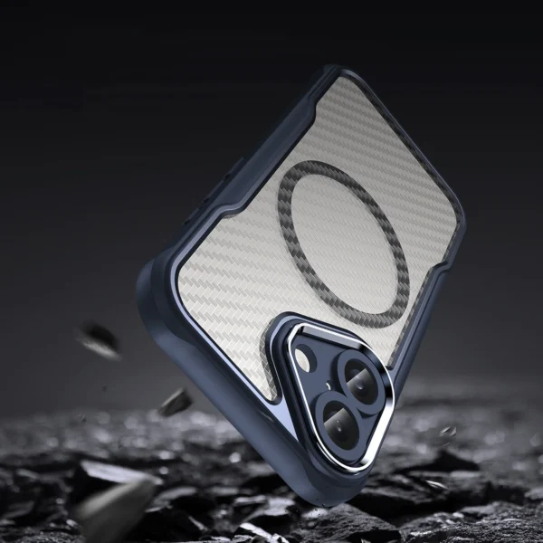 Leading Series MagSafe Silicone Case for iPhone 16 - Blueeng