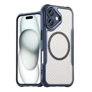 Leading Series MagSafe Silicone Case for iPhone 16 Plus - Blueeng