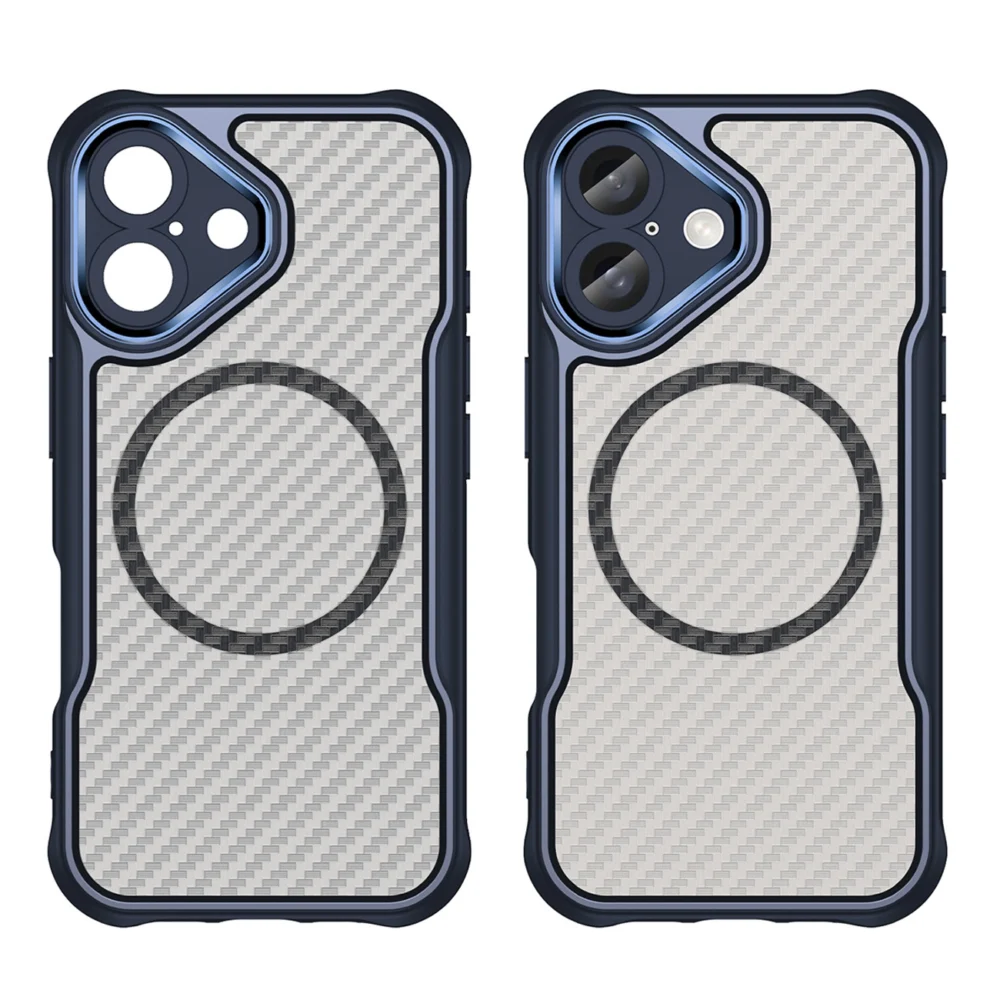 Leading Series MagSafe Silicone Case for iPhone 16 Plus - Blueeng