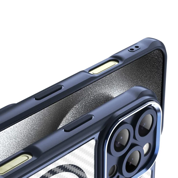 Leading Series MagSafe Silicone Case for iPhone 16 Pro Max - Blueeng