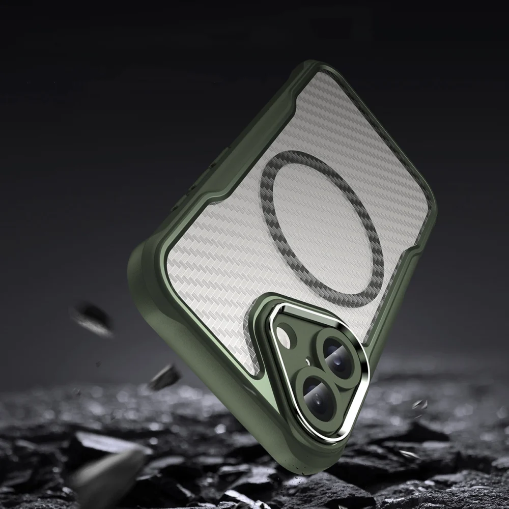 Leading Series MagSafe Silicone Case for iPhone 16 - Greeneng