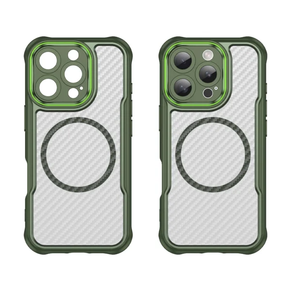 Leading Series MagSafe Silicone Case for iPhone 16 Pro Max - Greeneng