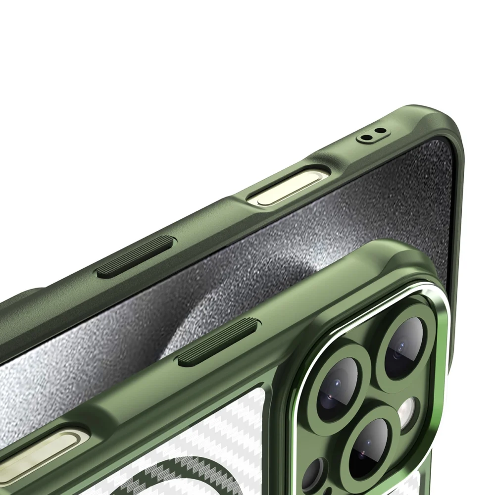 Leading Series MagSafe Silicone Case for iPhone 16 Pro Max - Greeneng