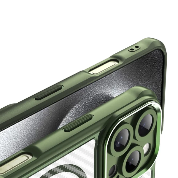Leading Series MagSafe Silicone Case for iPhone 16 Pro Max - Greeneng