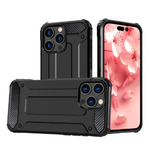 Hybrid Armor iPhone 16 Pro Case - Blackeng