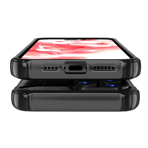 Hybrid Armor iPhone 16 Pro Case - Blackeng