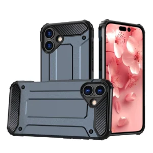 Hybrid Armor iPhone 16 Case - Blueeng