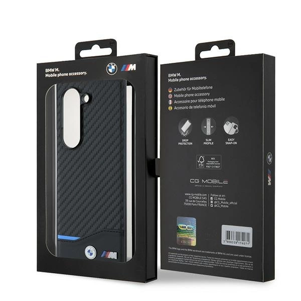BMW Magsafe Carbon Case for Samsung Galaxy Z Fold 6 - Blackeng