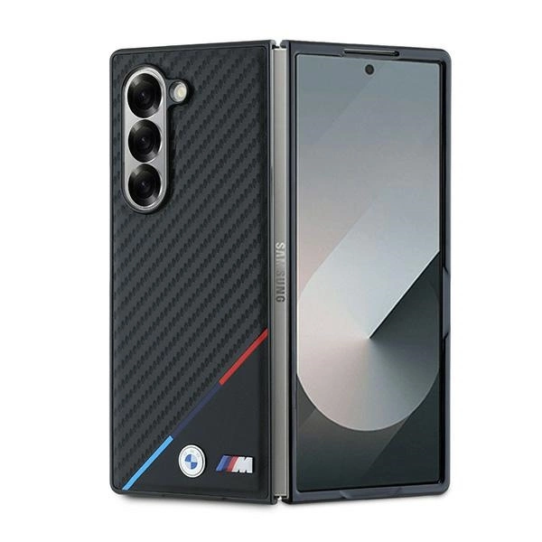 BMW Carbon Tricolor Case for Samsung Galaxy Z Fold 6 - Blackeng