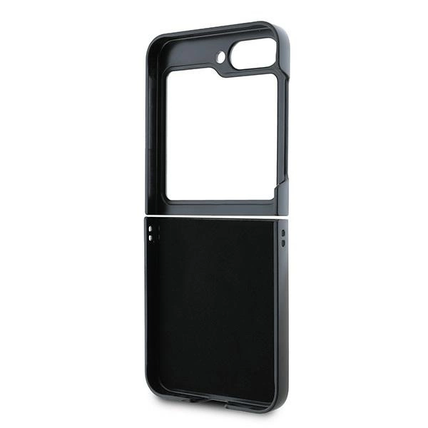DKNY Checkered Pattern Printed Stripes Case for Samsung Galaxy Z Flip 6 - Beigeeng