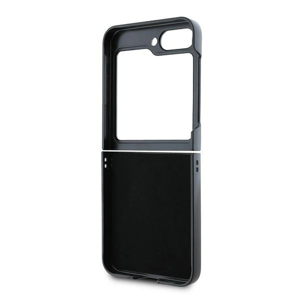DKNY Checkered Pattern Printed Stripes case for Samsung Galaxy Z Flip 6 - blackeng