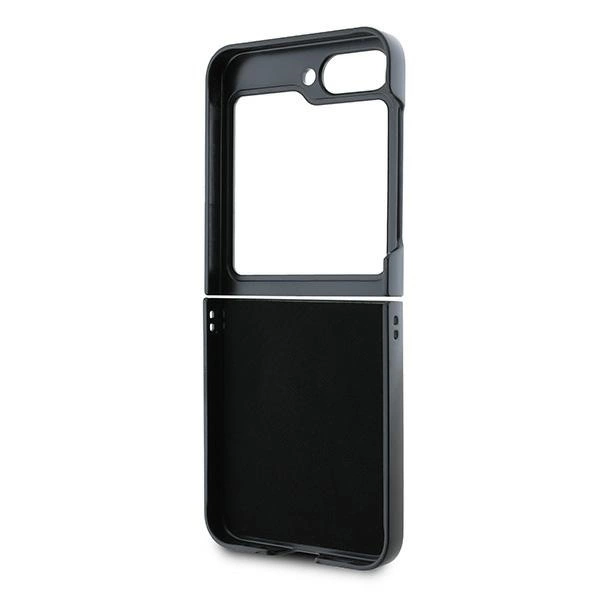 DKNY Repeat Pattern Bottom Stripe Case for Samsung Galaxy Z Flip 6 - Browneng