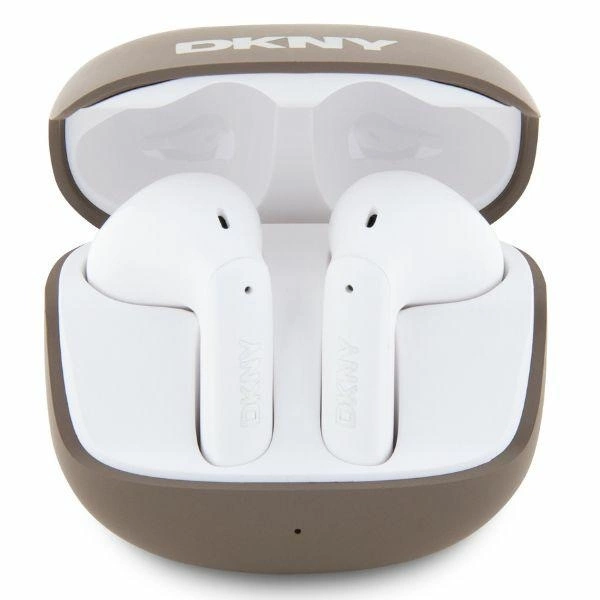 DKNY TWS BT Satiny Finish Headphones - Browneng