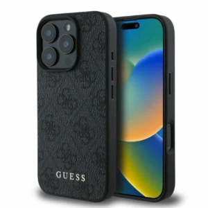 Guess 4G Classic iPhone 16 Pro Case - Blackeng