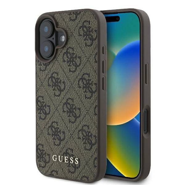 Guess 4G Classic iPhone 16 Plus Case - Browneng