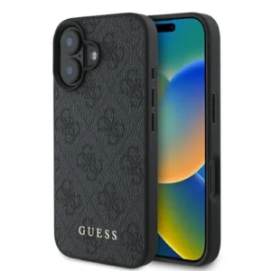 Guess 4G Classic iPhone 16 Plus Case - Blackeng