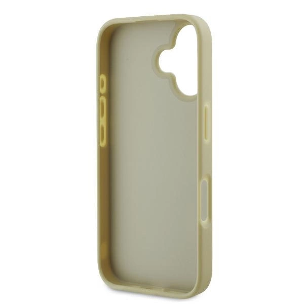 Guess Fixed Glitter Big 4G Case for iPhone 16 Plus - Goldeng