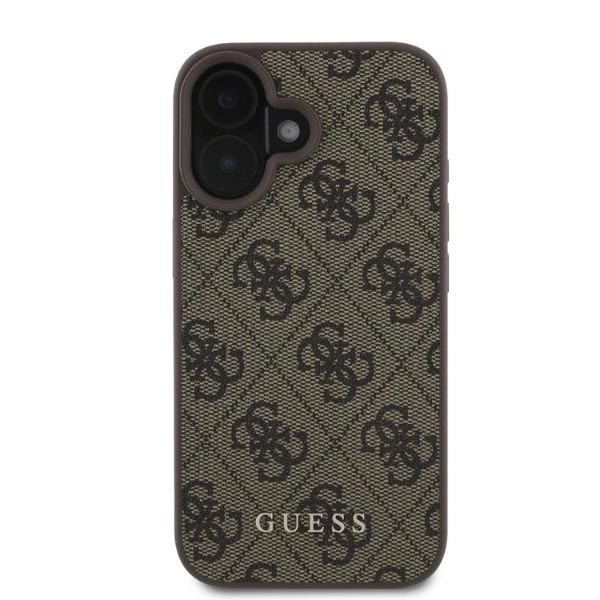 Guess 4G Classic iPhone 16 Case - Browneng