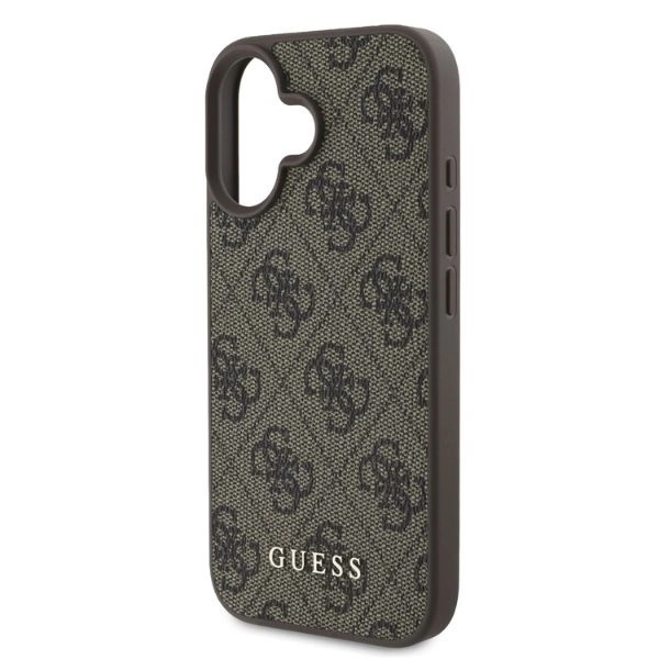 Guess 4G Classic iPhone 16 Case - Browneng