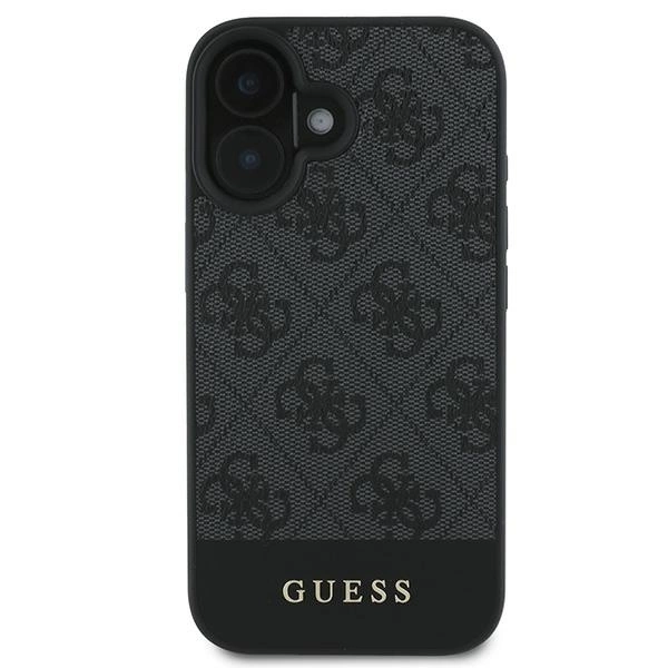 Guess 4G Bottom Stripe iPhone 16 Case - Grayeng