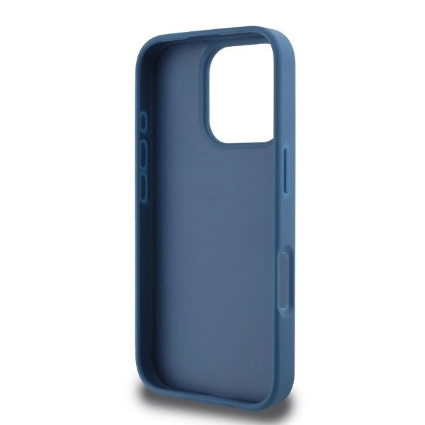 Guess 4G Bottom Stripe Case for iPhone 16 Pro Max - Blueeng