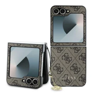 Guess 4G Charm Case for Samsung Galaxy Z Flip 6 - Browneng