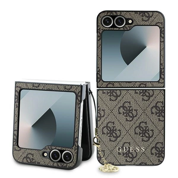 Guess 4G Charm Case for Samsung Galaxy Z Flip 6 - Browneng