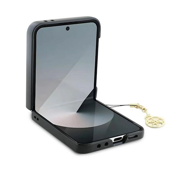 Guess 4G Charm Case for Samsung Galaxy Z Flip 6 - Blackeng