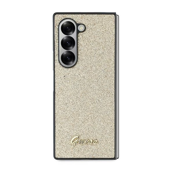 Guess 4G Glitter Script Case for Samsung Galaxy Z Fold 6 - Goldeng