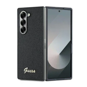 Guess 4G Glitter Script Case for Samsung Galaxy Z Fold 6 - Blackeng