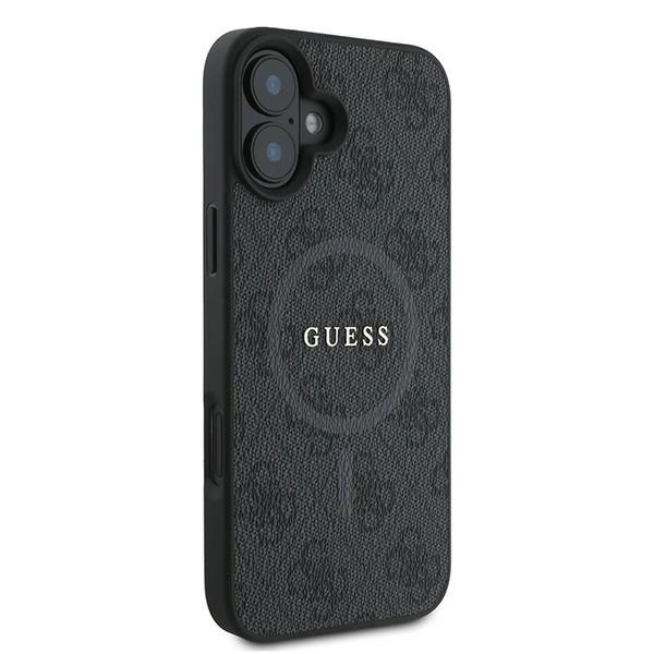 Guess 4G Ring Classic Logo MagSafe case for iPhone 16 Plus - blackeng