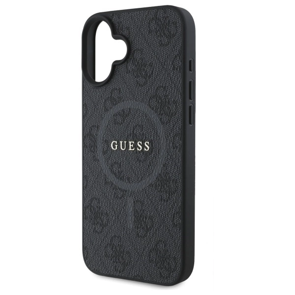 Guess 4G Ring Classic Logo MagSafe case for iPhone 16 - blackeng