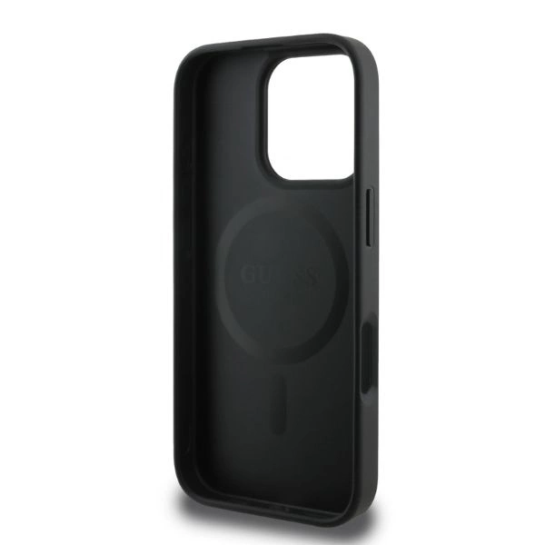 Guess 4G Printed Stripes MagSafe case for iPhone 16 Pro Max - blackeng