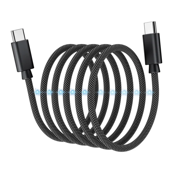 Choetech XCC-1054 240W Cable with Power Delivery 3.1 USB-C Magnetic 1.2m - Blackeng