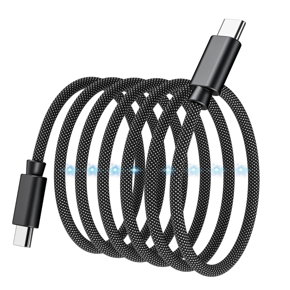 Choetech XCC-1054 240W Cable with Power Delivery 3.1 USB-C Magnetic 1.2m - Blackeng