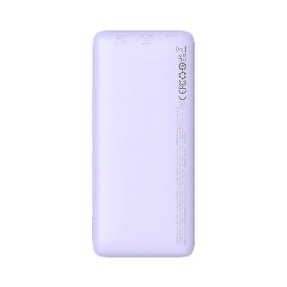 Baseus Airpow 20W 10000mAh Power Bank - Purpleeng