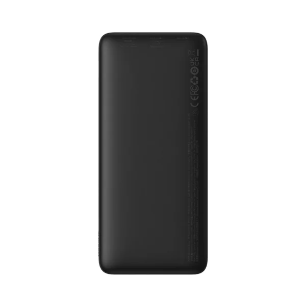 Baseus Airpow 20W 10000mAh Power Bank with Baseus Simple Series USB-A - USB-C 30cm Cable - Blackeng