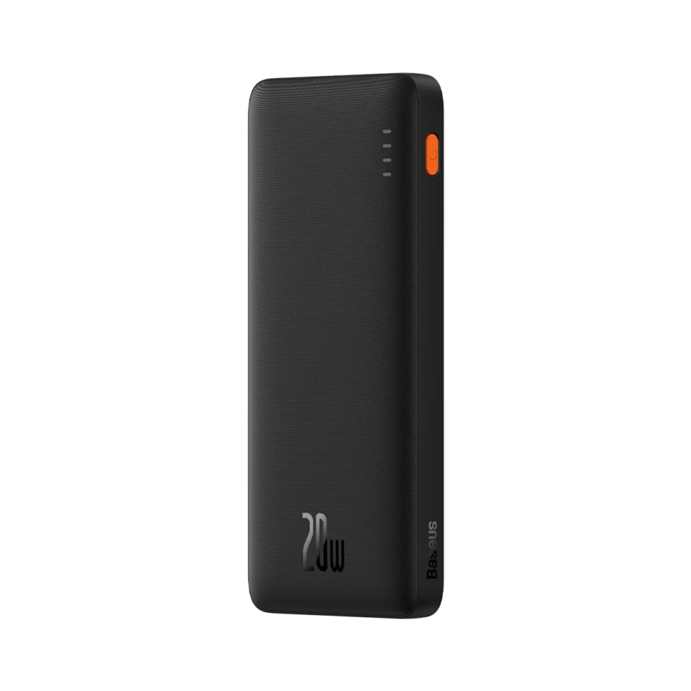 Baseus Airpow 20W 10000mAh Power Bank with Baseus Simple Series USB-A - USB-C 30cm Cable - Blackeng