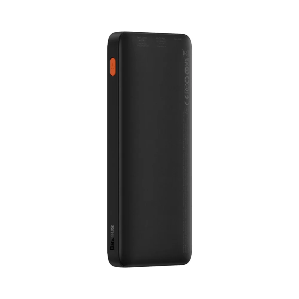 Baseus Airpow 20W 10000mAh Power Bank with Baseus Simple Series USB-A - USB-C 30cm Cable - Blackeng