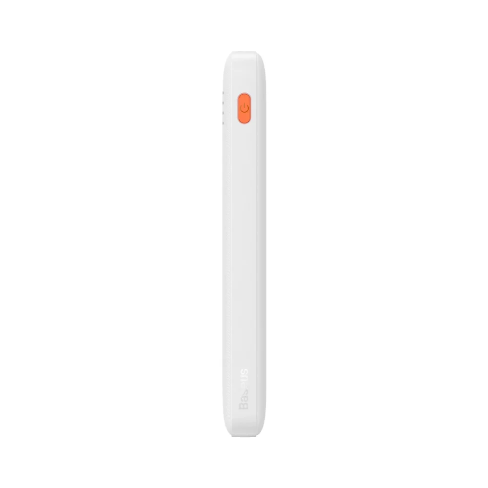 Baseus Airpow 20W 10000mAh Power Bank with Baseus Simple Series USB-A - USB-C 30 cm Cable - Whiteeng