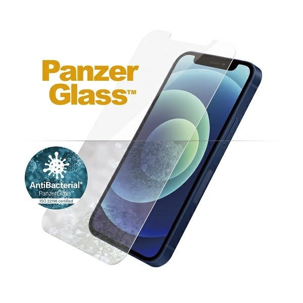 176362_2 Tempered glass PanzerGlass Standard Super+ antibacterial for iPhone 12 Minieng