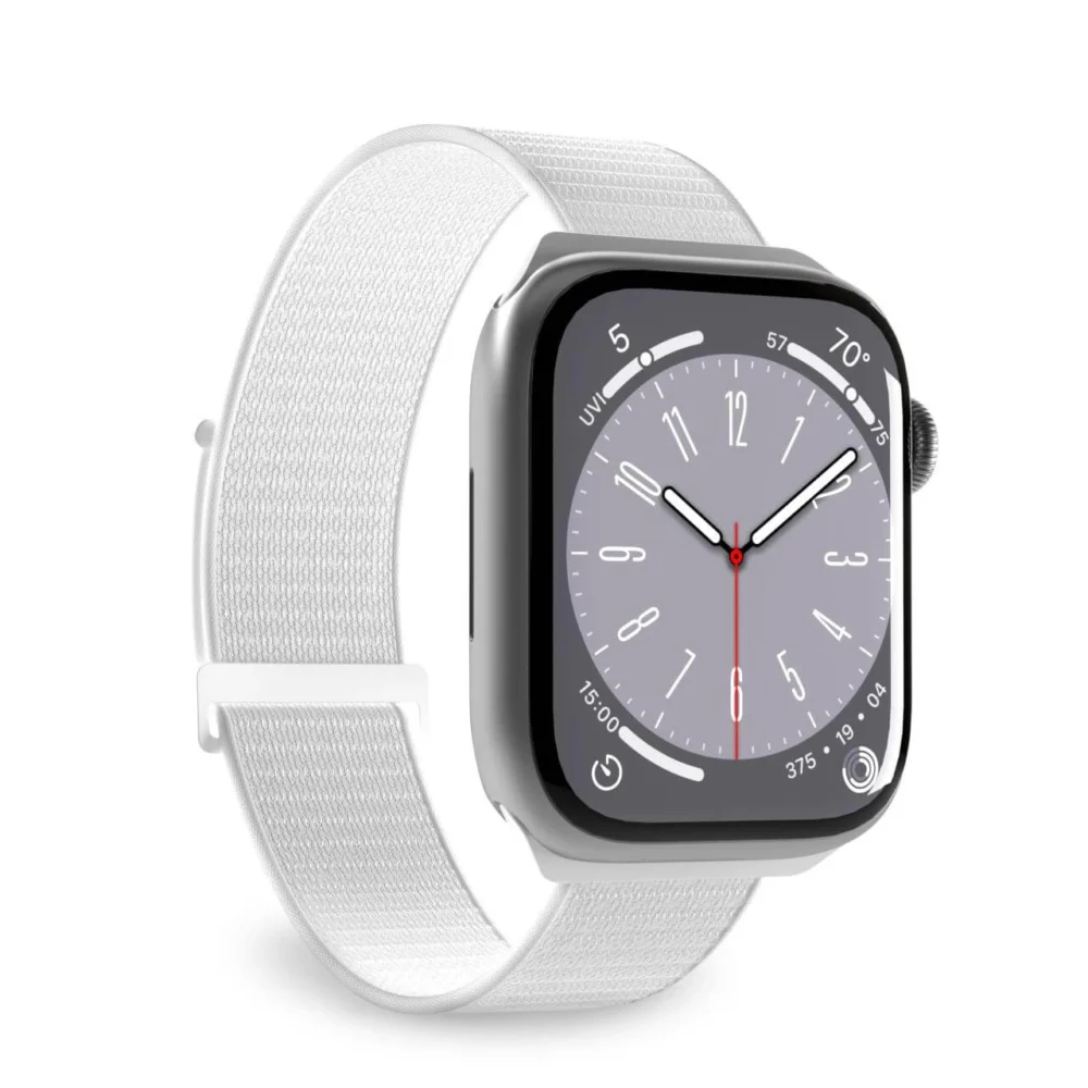 Puro Sport Nylon Strap for Apple Watch 38 / 40 / 41 mm - Whiteeng
