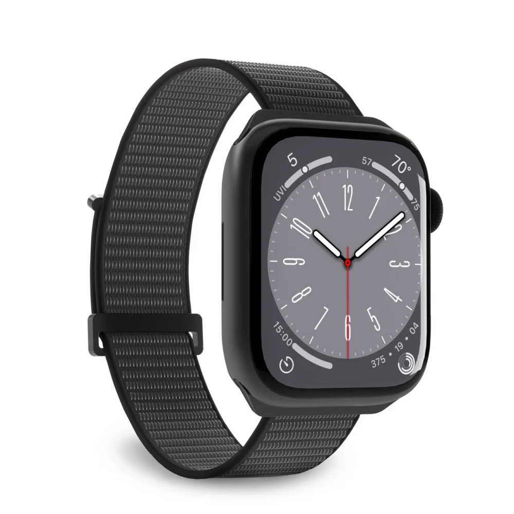 Puro Sport Nylon Strap for Apple Watch 38 / 40 / 41 mm - Blackeng
