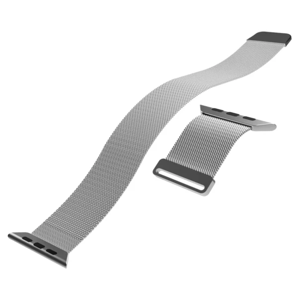 Puro Milanese Stainless Steel Strap for Apple Watch 42 / 44 / 45 / 49 mm - Silvereng