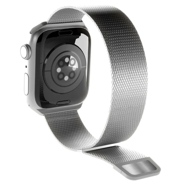 Puro Milanese Stainless Steel Strap for Apple Watch 42 / 44 / 45 / 49 mm - Silvereng